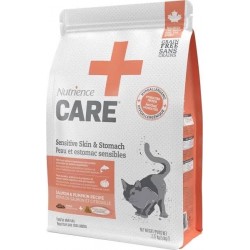 Nutrience Care+ 過敏皮膚及腸胃配方貓糧 5磅