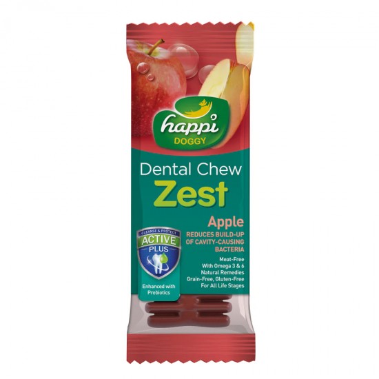 Happi Doggy – Apple Dental Chew Zest 蘋果潔齒骨 4吋
