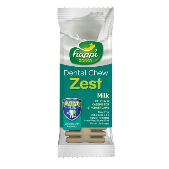Happi Doggy Milk Dental Chew Zest 牛奶潔齒骨 4吋