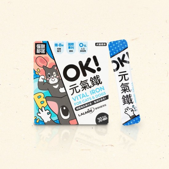怪獸部落 OK!元氣鐵 30x1. 5g