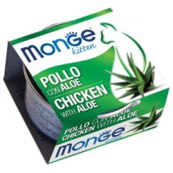 Monge 清新鮮果系列－雞肉蘆薈(幼貓) 80g
