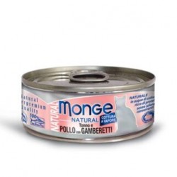 Monge 野生海魚系列-吞拿魚雞肉海蝦 80g