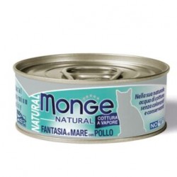 Monge 野生海洋系列-海鮮雜燴雞肉 80g