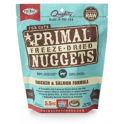 PRIMAL 冷凍脫水 - 雞肉三文魚配方 (貓) 14oz PRIMAL freeze dried nuggets Chicken & Salmon formula for cat