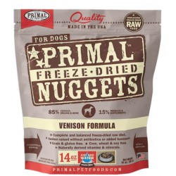PRIMAL 冷凍脫水 - 鹿肉配方 (狗) 14oz PRIMAL freeze dried nuggets Venison formula for dog