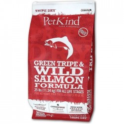 Petkind 無穀物羊草胃及三文魚配方狗乾糧(6磅)