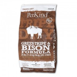 Petkind 無穀物牛及野牛草胃配方狗乾糧(6磅)