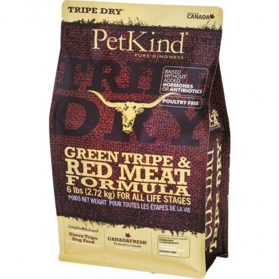 Petkind 無穀物極級草胃紅肉配方狗乾糧(6磅)