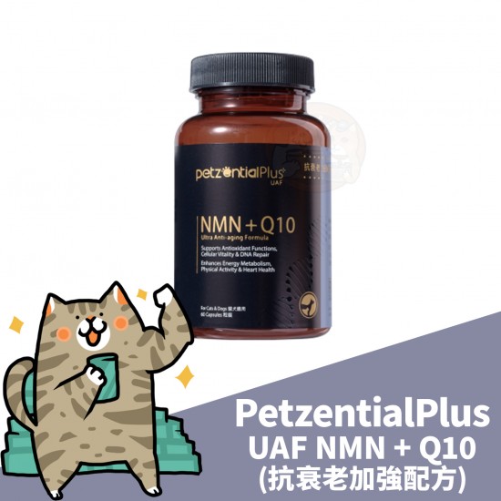 PetzentialPlus UAF NMN + Q10 (抗衰老加強配方)  60粒