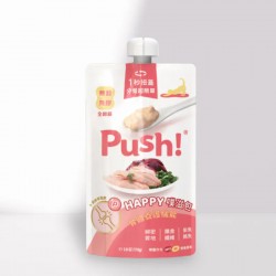 Push! 噗滋包 鮪魚吻仔魚(健骨擔當) 貓咪主食肉泥包