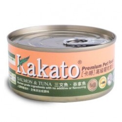 Kakato 三文魚、吞拿魚 Salmon & Tuna 170g