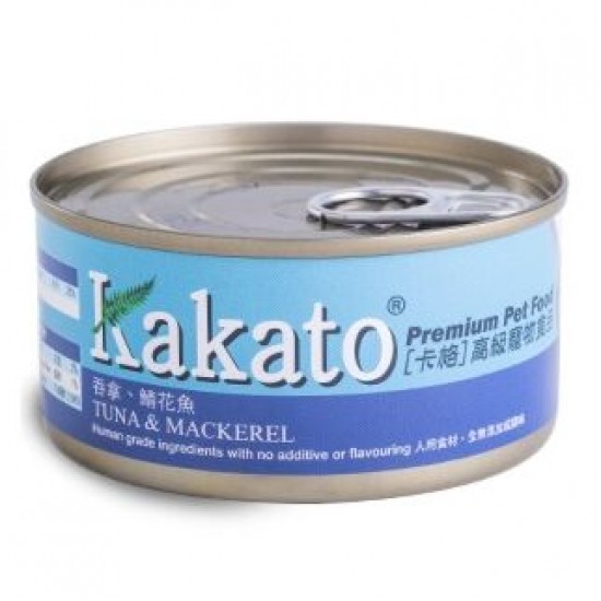 Kakato 吞拿魚、鯖魚 Tuna & Mackerel 170g
