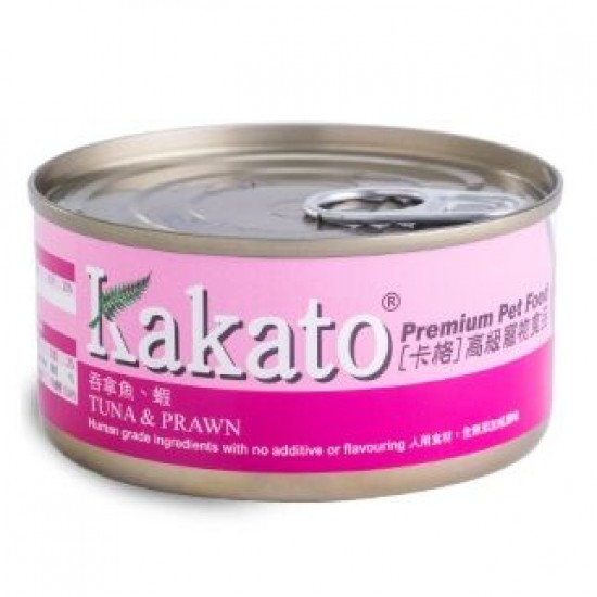Kakato 吞拿魚、蝦 Tuna & Prawn 170g