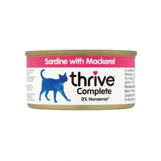 Thrive 沙甸魚 + 鯖魚 Sardine with Mackerel 75g