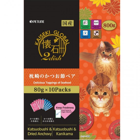 Petline 懷石 Katsuobushi & Dried Anchovy & Kanikama 800g
